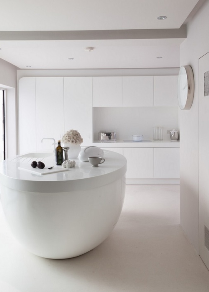 مطبخ عصري مسقبلي التصميم