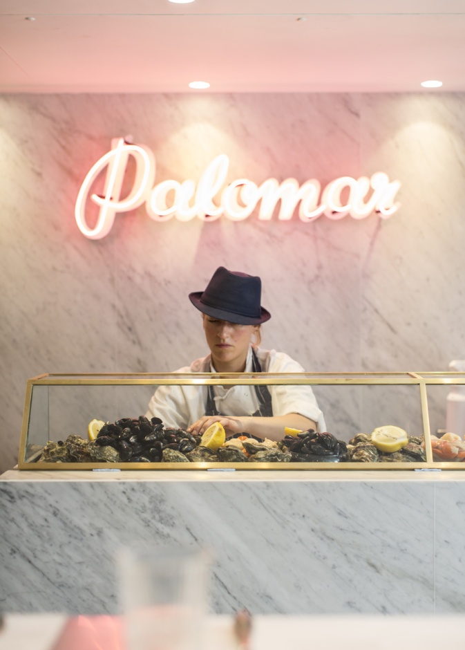 مطعم  The Palomar
