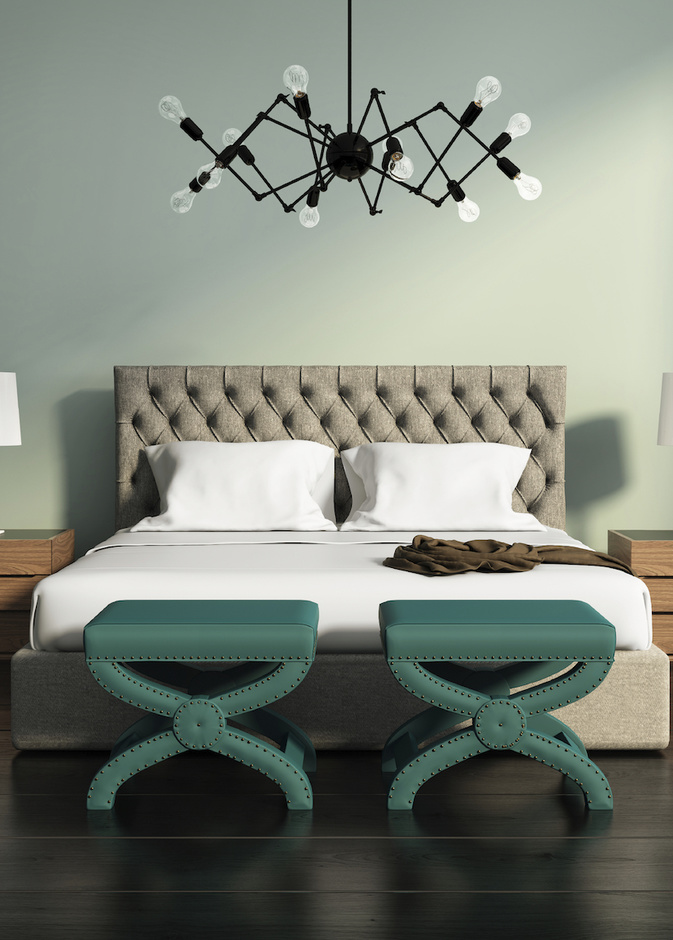 اللون الأخضر في غرف نوم 2017 