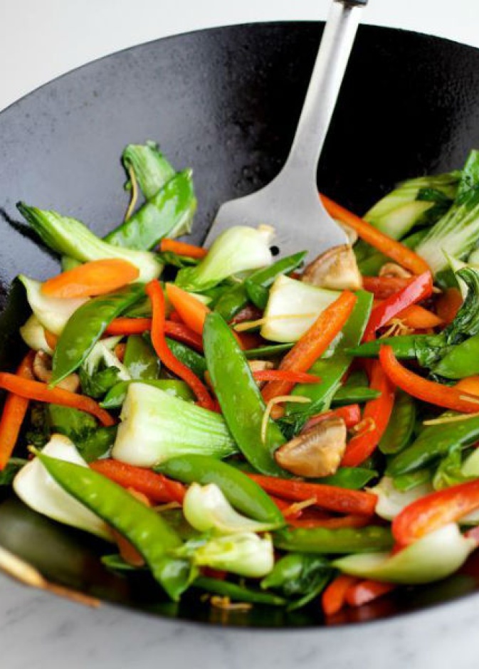 مقلاة الووك الصينية العميقة