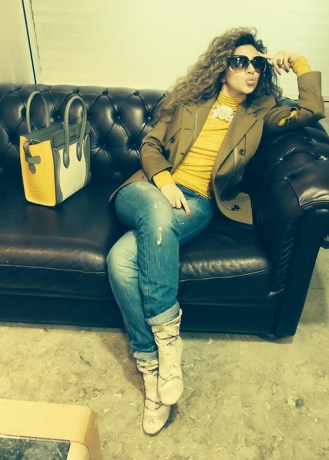  ميريام فارس قبيل توجهها الى المغرب