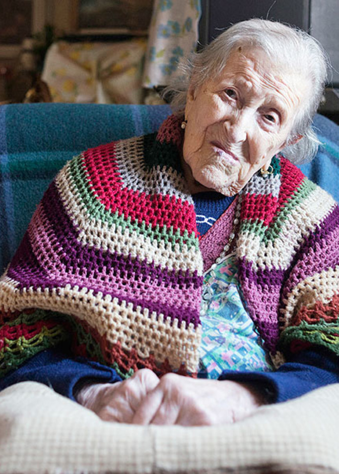 نظام غذائي خاص لأكبر معمرة على وجه الأرض