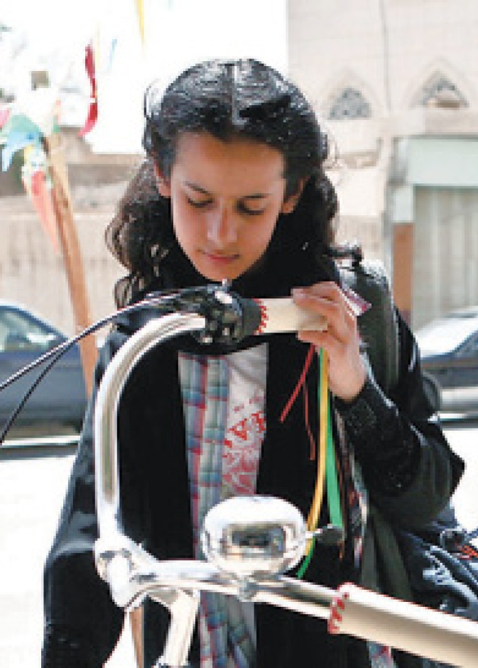 وجدة والدراجة الخضراء
