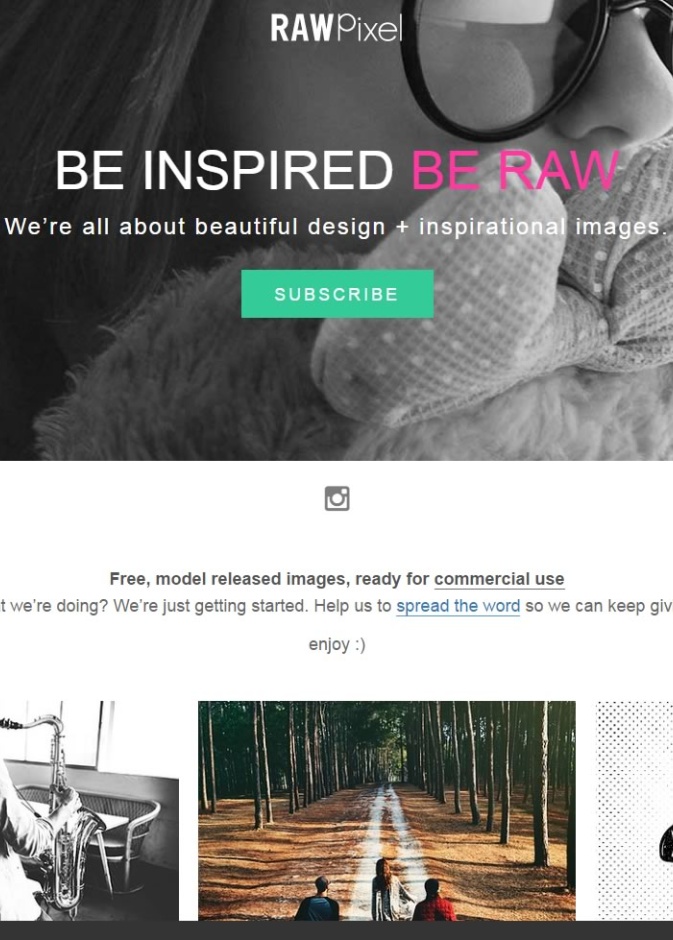 يوفر موقع Rawpixel صور عالية الجودة مجانا