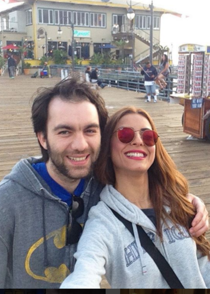  ريهام ايمن مع زوجها شريف رمزي 