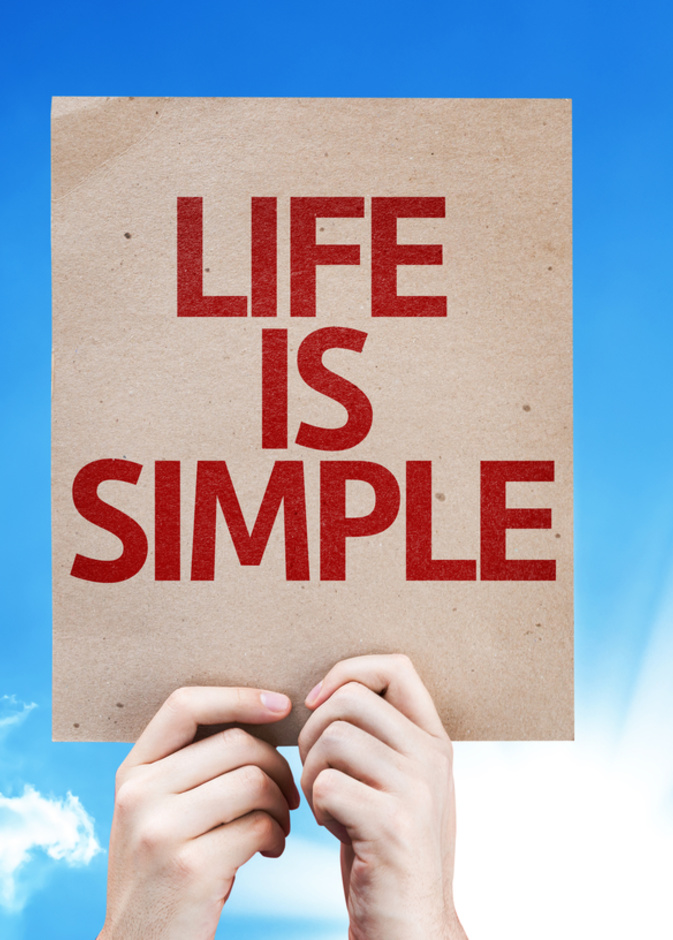  البساطة تعكس سعادة على حياتنا