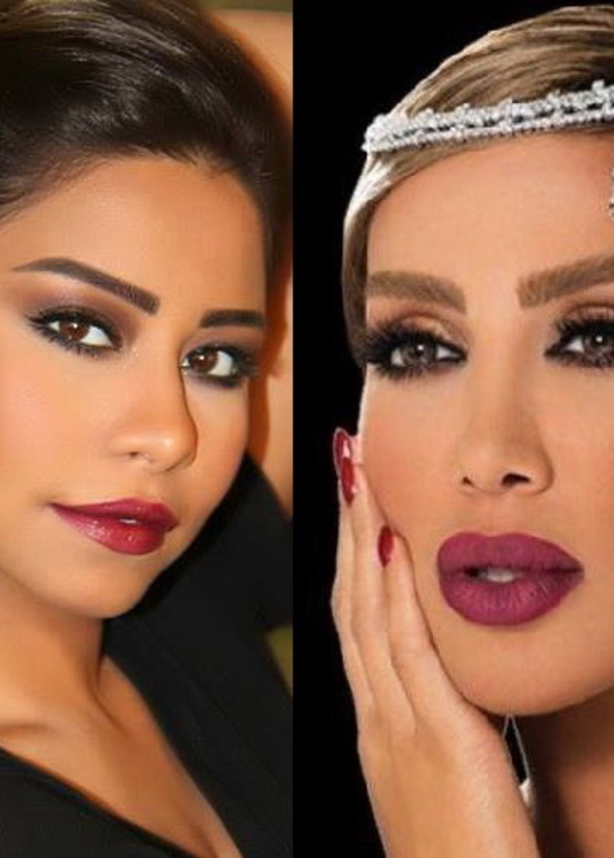 مايا دياب ومكياج عيون قوي بزي المحارب الروماني