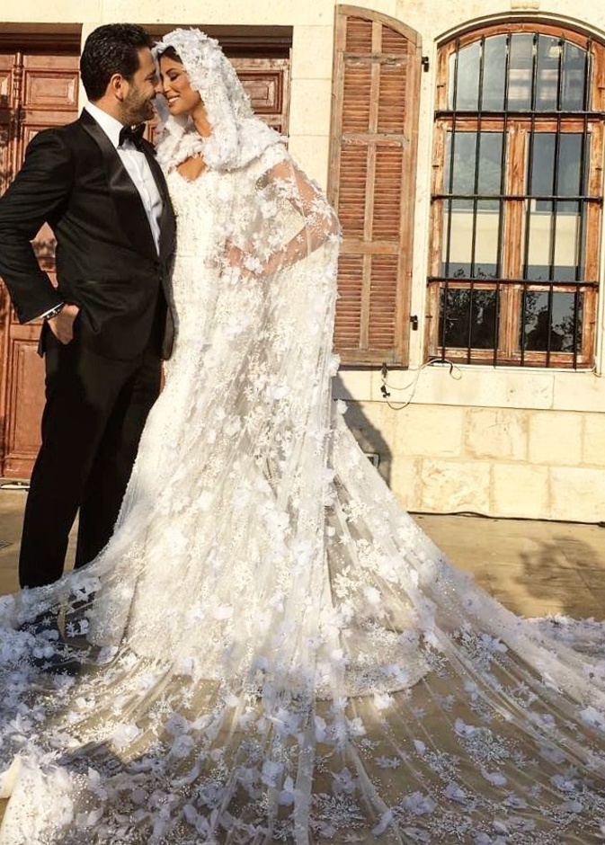 العروسان وسام بريدي وريم السعيدي