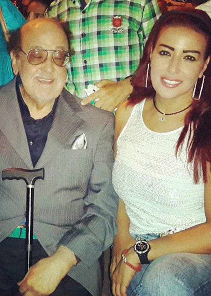 سمية الخشاب برفقة النجم حسن مصطفي