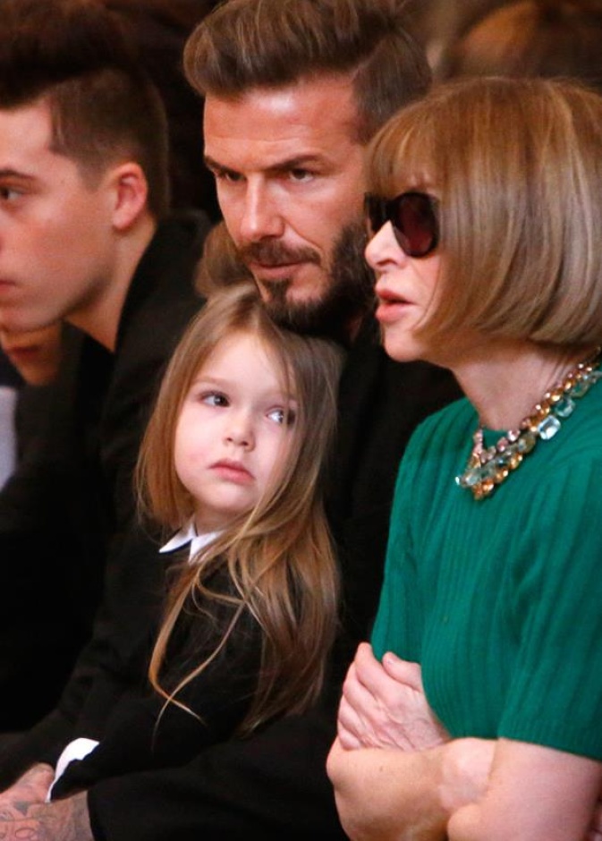 يبدو أنّ هاربر بيكهام غير معجبة كثيراً بأنا وينتور!