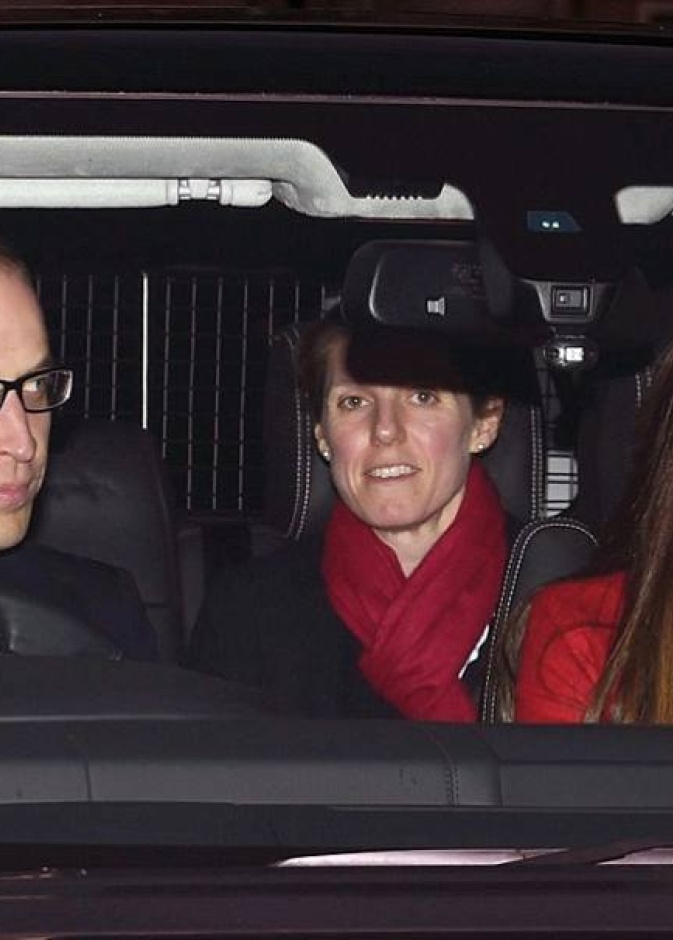 كيت مع الأمير ويليام يهمان بالذهاب لدعوة غداء