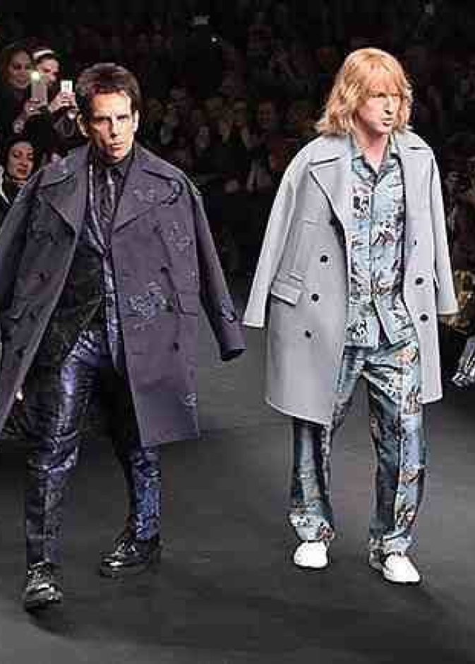 ماذا يفعل بن ستيللر واوين ويلسون فى عرض أزياء فالنتينو بباريس