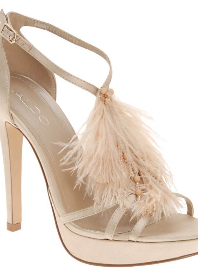 feather shoes