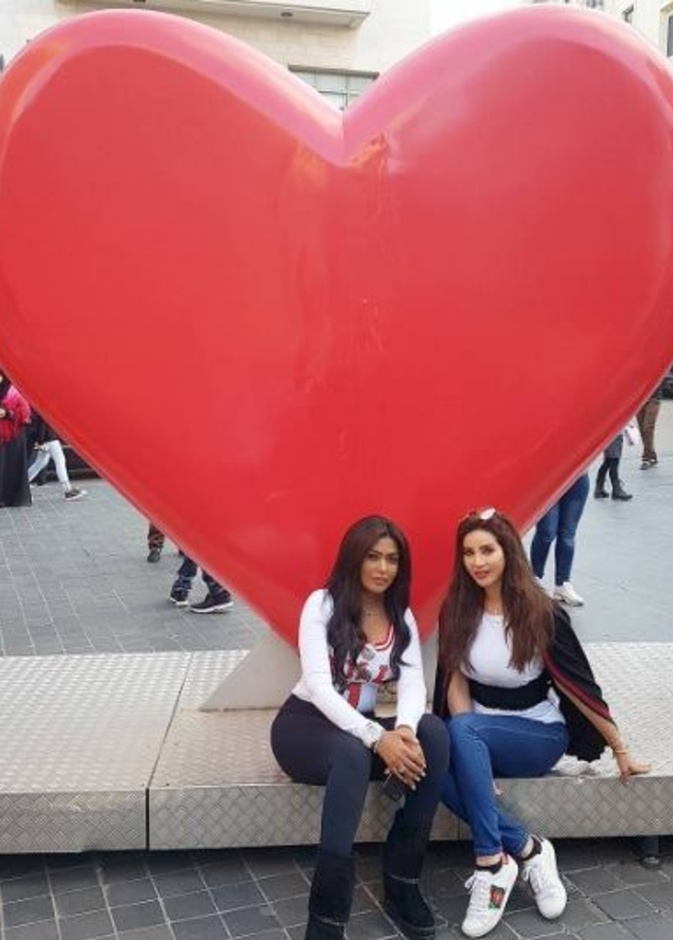 لجين عمران مع المطربة وعد ولقاء محبة في بيروت!