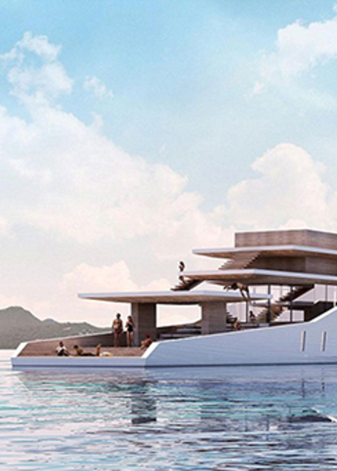 يخت skeletonn .. منزل فاخر على المياه