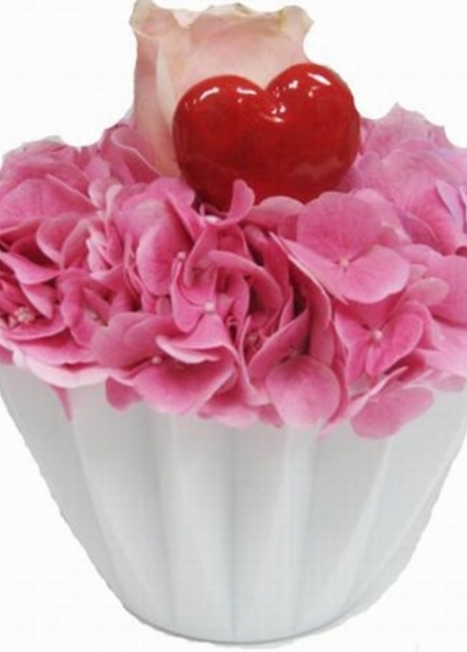 كاب كيك الزهور هدية  لذيذة  من EXOTICA