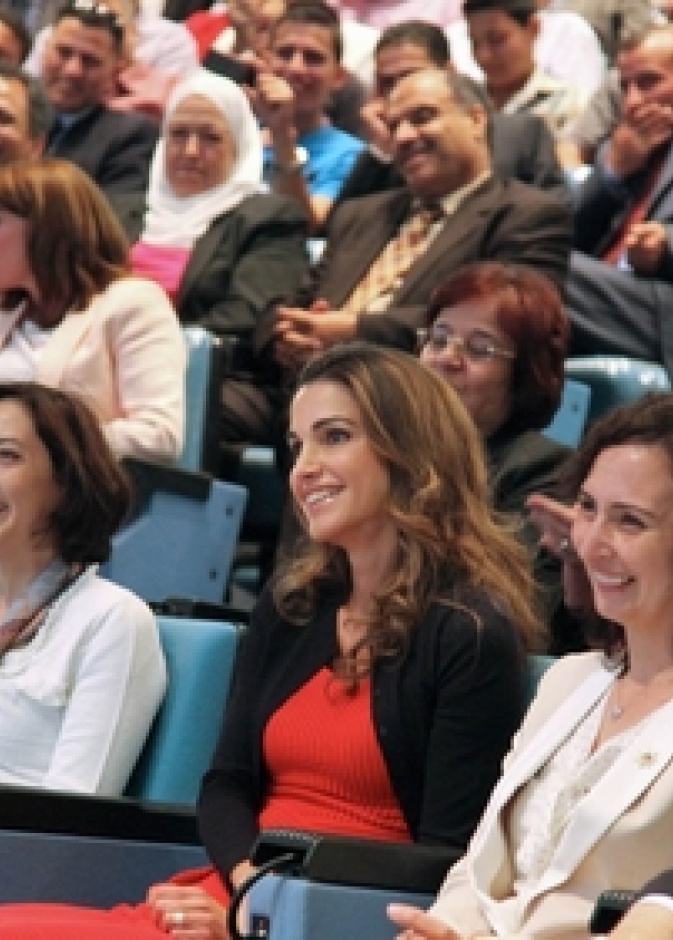 الملكة رانيا تطلق مرحلة جديدة من  مدرستي 