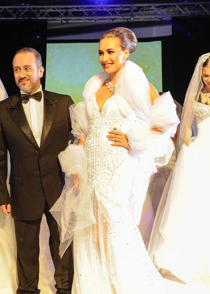 سهاد عاقوري يطلق مجموعة الزفاف  الأبيض   