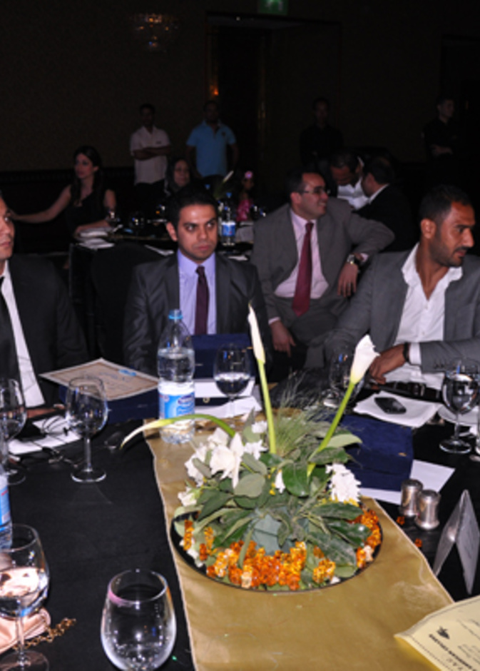 المشاهير في حفل طيبة  