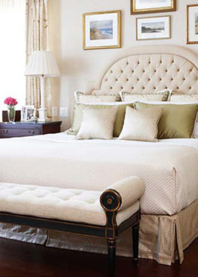 سرير بلوح مبطن لكافة أنماط الديكور