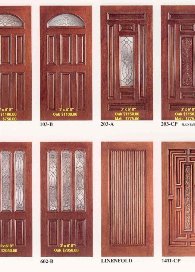 أنواع الأبواب وكيفية الاختيار منها