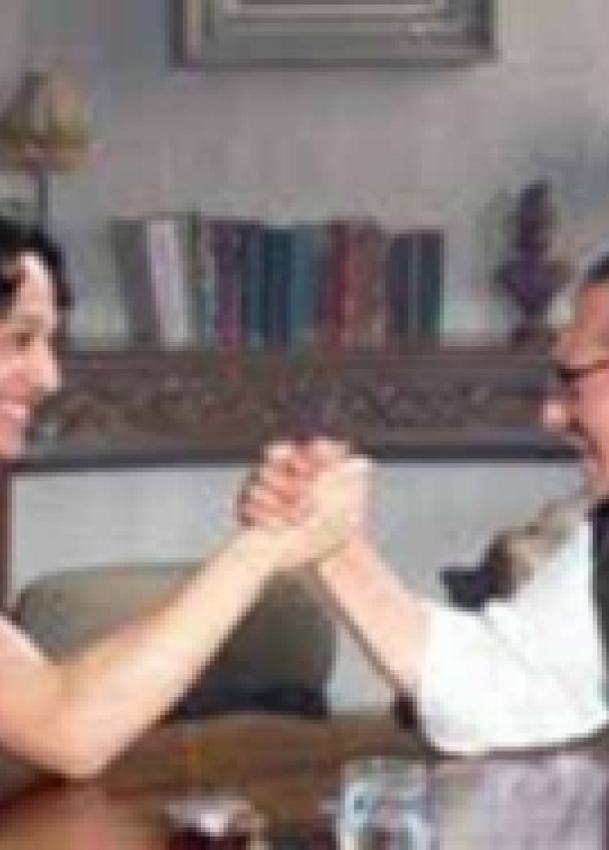 مسلسل يجمع علي الحجار بابنه  
