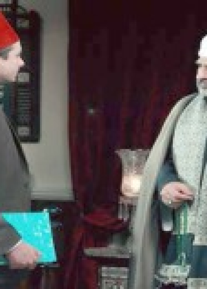 جمال سليمان يعود للجلباب الصعيدي