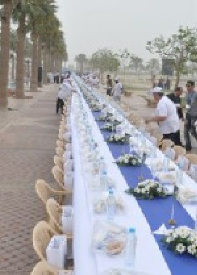 سفرة عالمية في الدرعية السعودية 