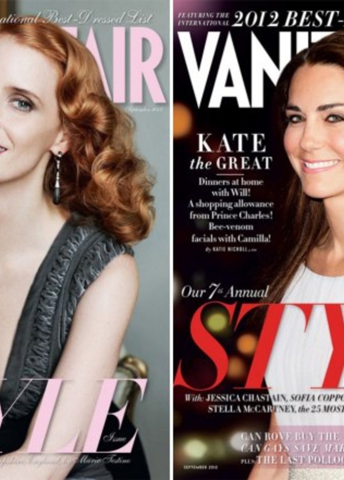 أجمل 10 إطلالات لعام 2012 بقائمة vanity fair