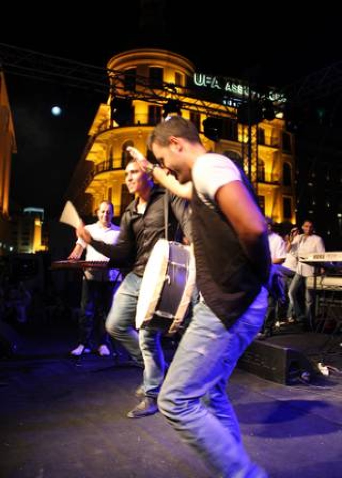 سعد رمضان و ديو  مع والدته