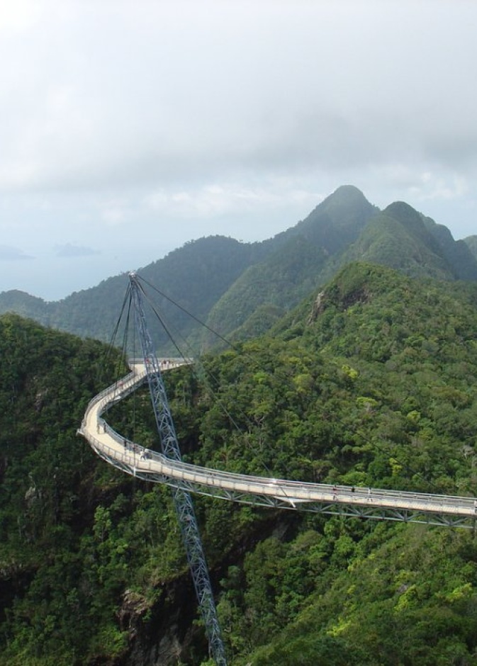 طريق الجبال في جزيرة لانكاو