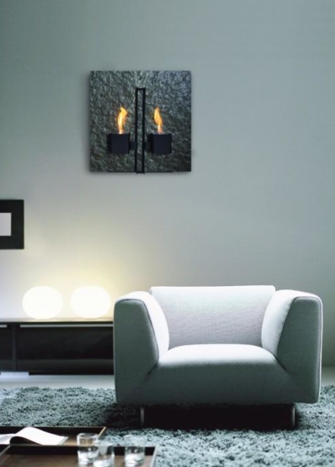 مدفئة حطب على شكل أباليك الإضاءة