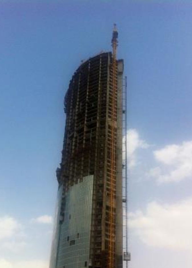 برج رافال قيد الانجاز