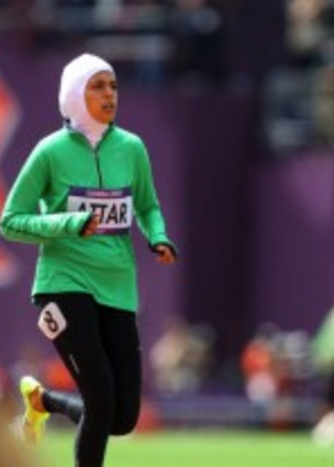  سارة عطار خلال الأولمبياد