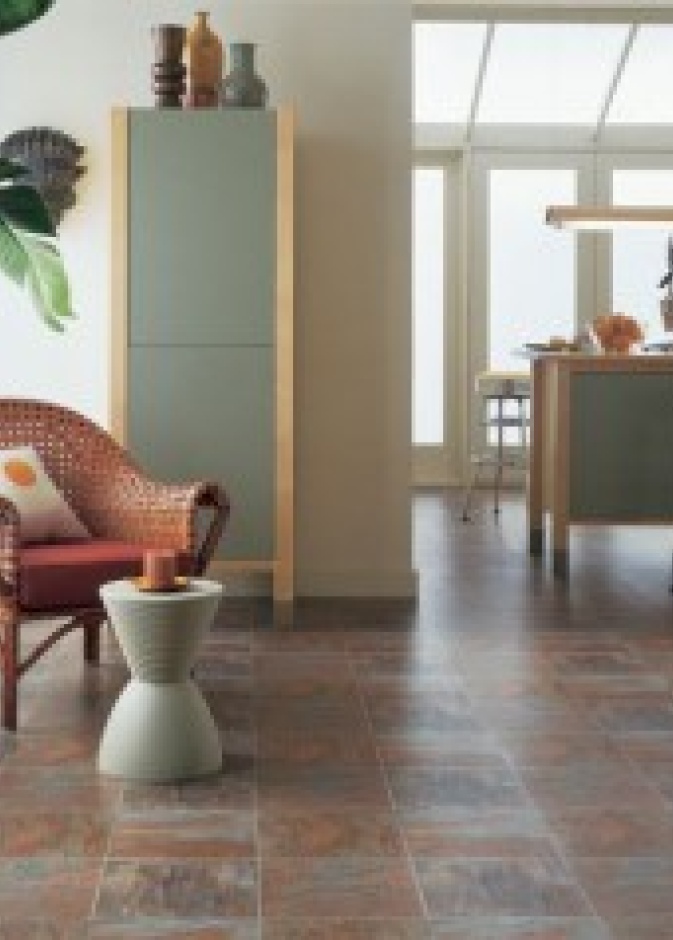 الأرضية الصخرية.. لمسات الطبيعة في منزلك