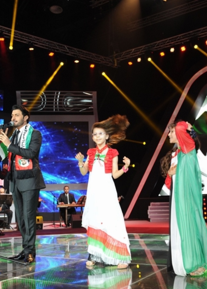 ماجد المهندس خلال الحفل