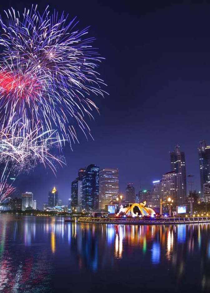 الاحتفالات في بانكوك