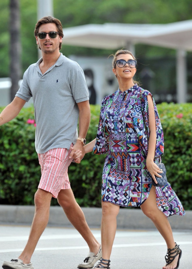 Kourtney Kardashian and Scott Disick