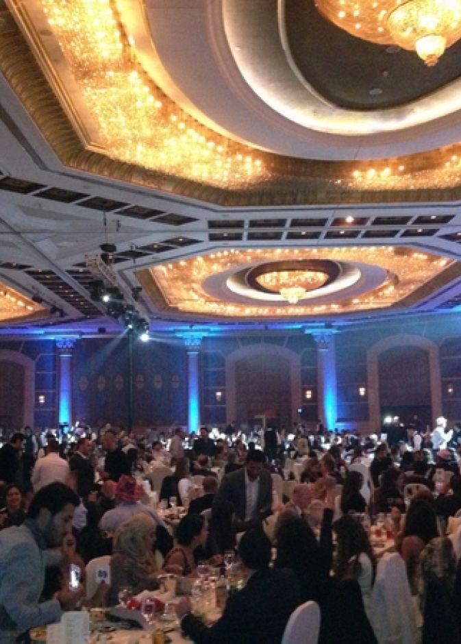 سعد رمضان يغني في فندق الحبتور