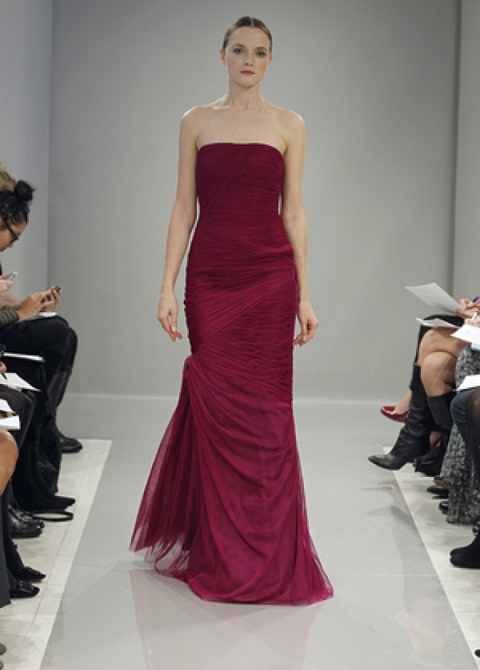 MONIQUE LHUILLIER SS13 BRIDAL FASHION WEEK 10/12/2012