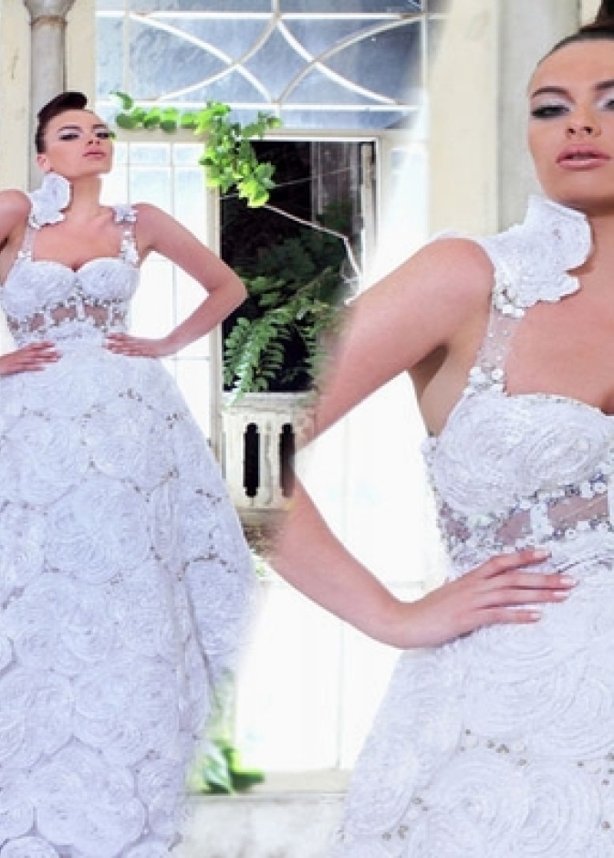 فستان زفاف عصري بطعم الحرية