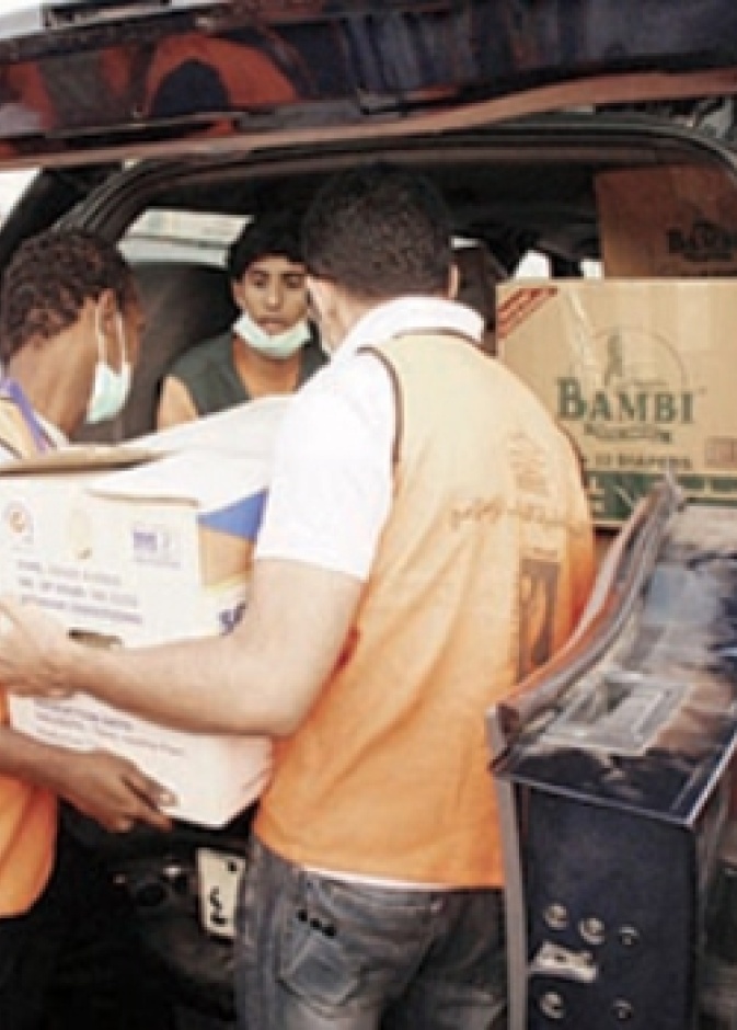 الشباب في الأعمال التطوعية