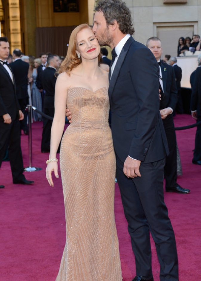 Jessica Chastain and Gian Luca Passi