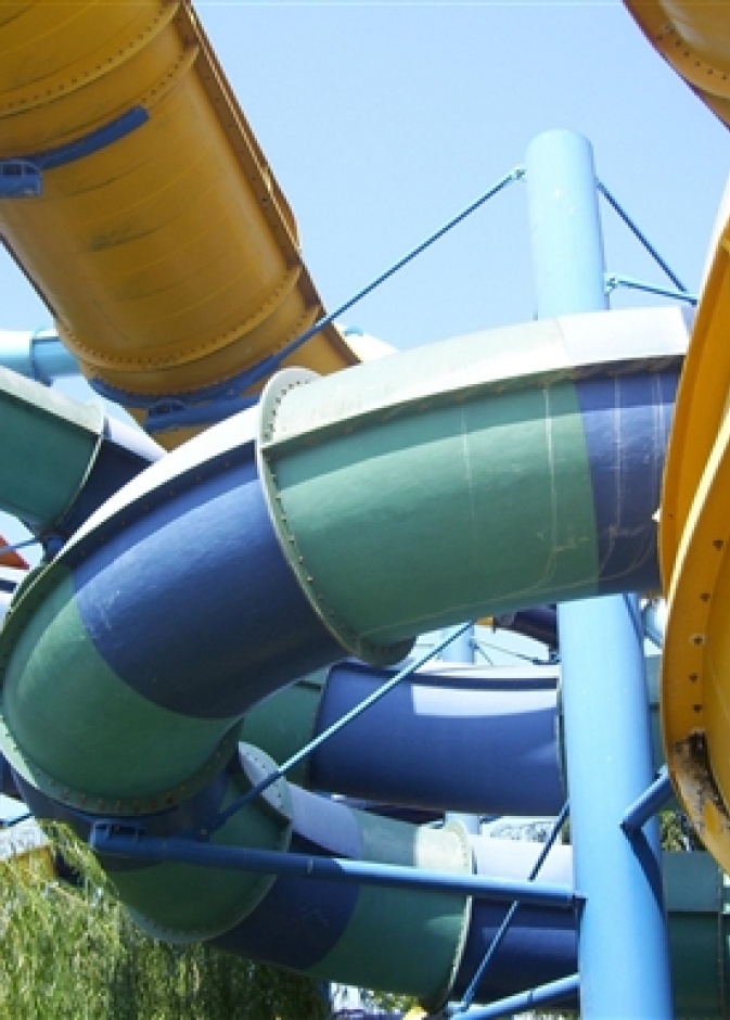 A Maze of Water Slides