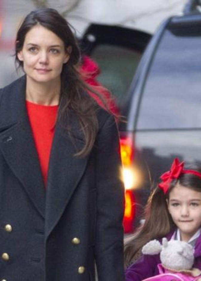  Katie Holmes and Suri Cruise