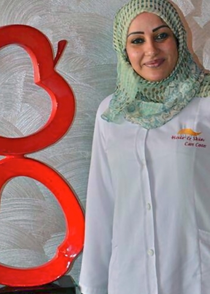  أخصائية التغذية عائشة الكادي