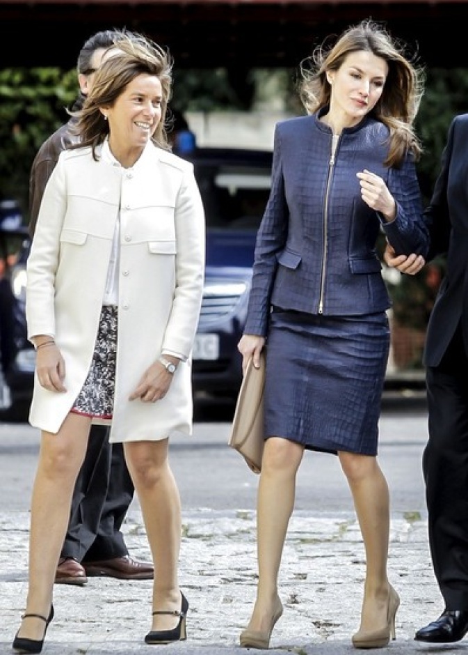 الأميرة لدى وصولها