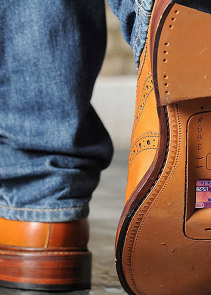 الهاتف الحذاء الصديق للبيئة