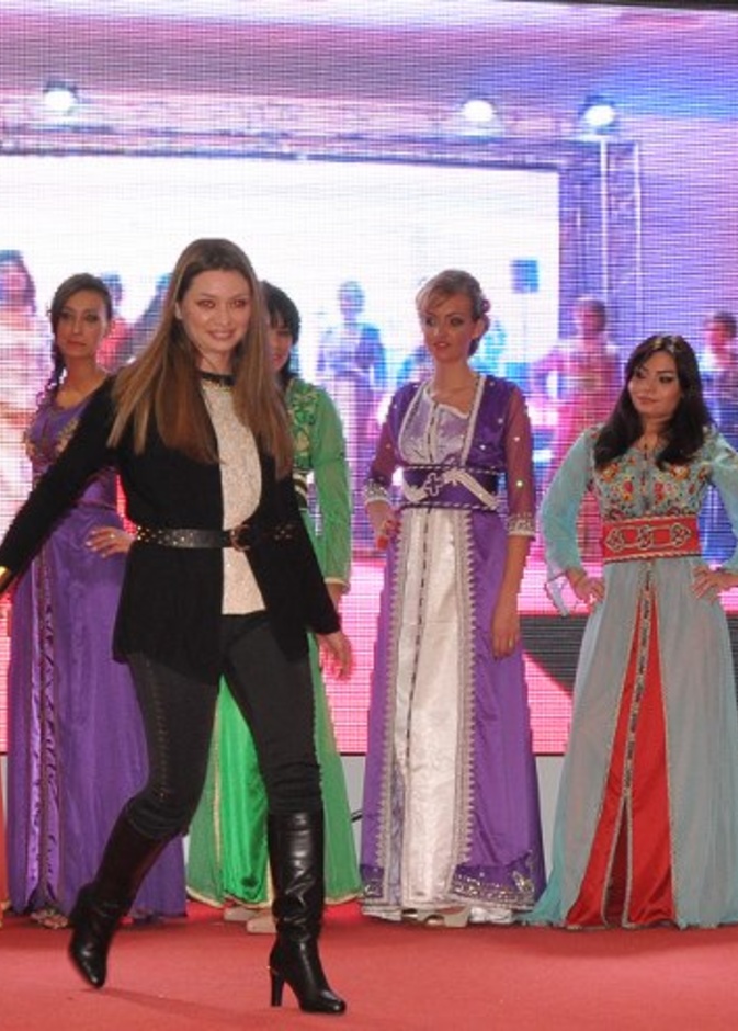 خلال عرض أزياء في ستراسبوغ للاحتفال بيوم المرأة العالمي مارس 2013