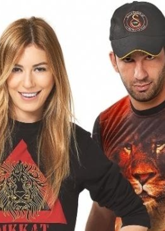  النجمة التركية سينيم كوبال وبأردا توران لاعب المنتخب التركي وفريق أتلتيكو مدريد الإسبانى